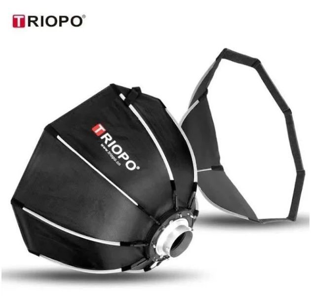 Профессиональный октобокс софтбокс Triopo К 55 см Софтбокс с диффузоромTriopo для фотостудии 68899 фото