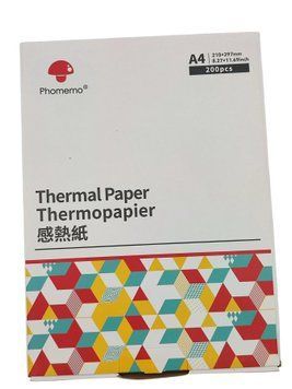 Термопапір виробник Phomemo формат А4 200 шт Термопапір | Термопапір до принтера 200 аркушів А4 52 фото