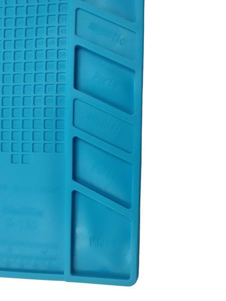 Килимок силіконовий термостійкий для паяння та ремонту Термостійкий силіконовий захисний килимок блакитний 206 фото