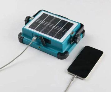 Світлодіодний прожектор-ліхтар 300 Вт з функцією Power Bank та сонячною панеллю Прожектор 300 Вт 886 фото